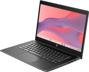 HP Fortis G1i 14 Chromebook Intel® N N150 35.6 cm (14") HD 8 GB LPDDR5x-SDRAM 64 GB eMMC Wi-Fi 6E (802.11ax) ChromeOS Black (BA7S5UT#ABA) - Cartouches Certifiees