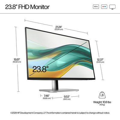 HP HPI S5 PRO 524PF FHD MNTR UNITED STATES / CANADA ENGLISH (9D9L6UT#ABA) - Cartouches Certifiees