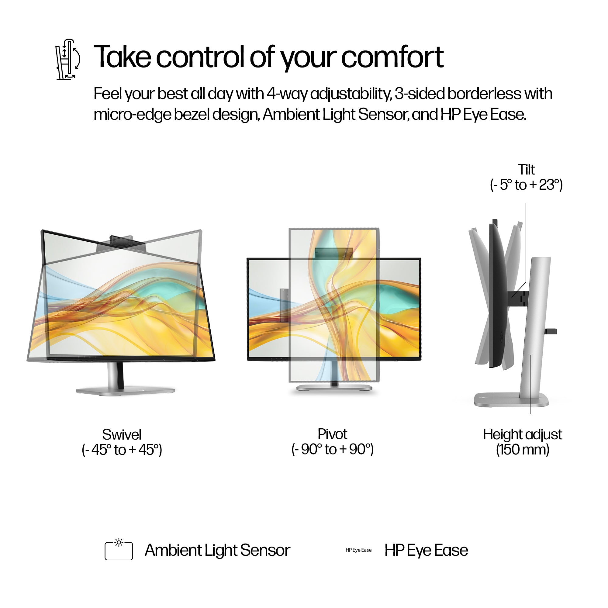 HP HPI S5 PRO 524PM FHD USB-C CONF MNTR UNITED STATES / CANADA ENGLISH (9E0G9UT#ABA) - Cartouches Certifiees