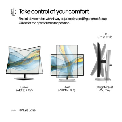 HP HPI S5 PRO 524PN WUXGA MNTR UNITED STATES / CANADA ENGLISH (9D9A7AA#ABA) - Cartouches Certifiees