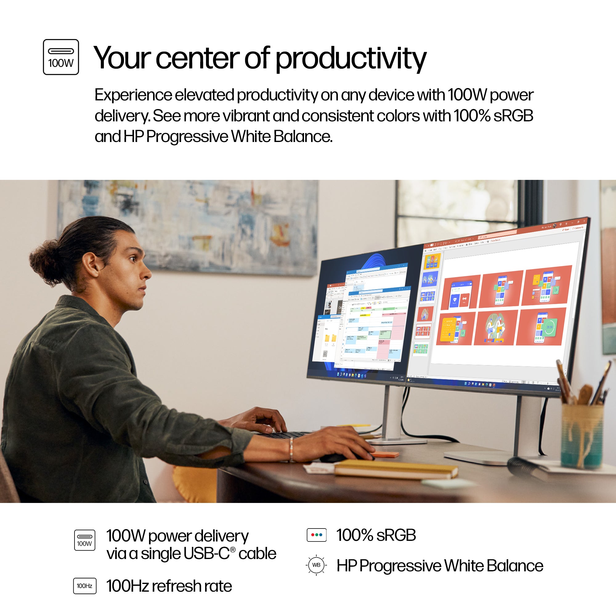 HP HPI S5 PRO 527PU QHD USB-C MNTR UNITED STATES / CANADA ENGLISH (9E0G5AA#ABA) - Cartouches Certifiees
