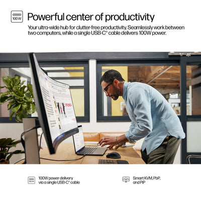 HP HPI S5 PRO 534PM WQHD USB-C CONF MNTR UNITED STATES / CANADA ENGLISH (9E0Z2UT#ABA) - Cartouches Certifiees