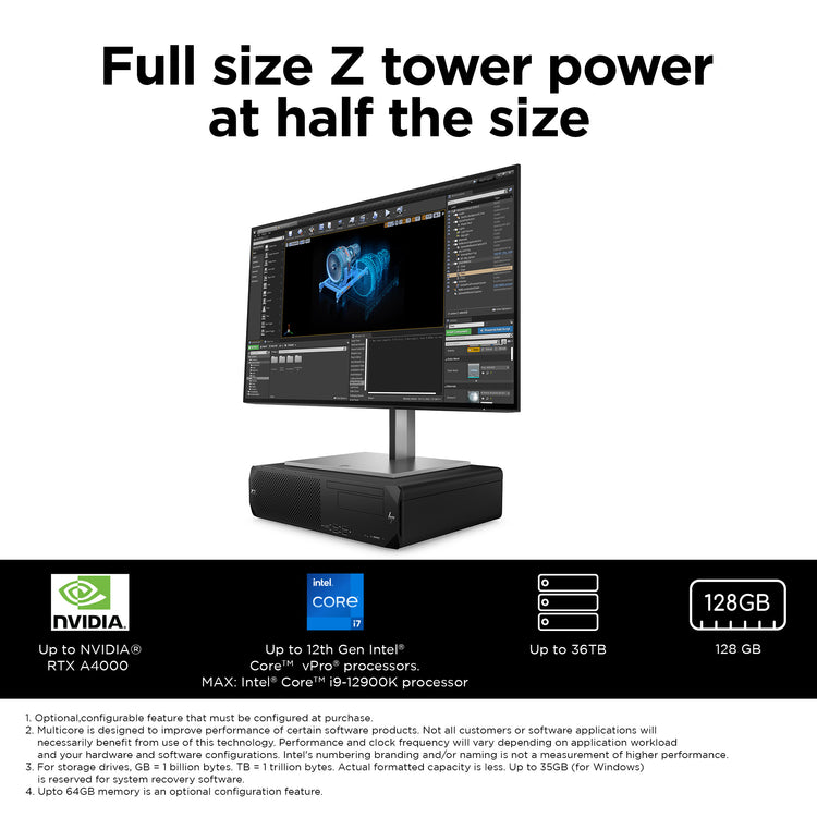 HP HPI Z2 SFF G9 I714700 16GB/512 PC UNITED STATES / CANADA ENGLISH (A1NU2UT#ABA) - Cartouches Certifiees