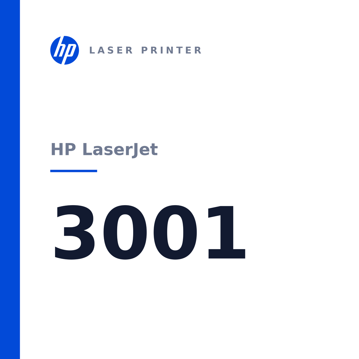 HP LaserJet 3001
