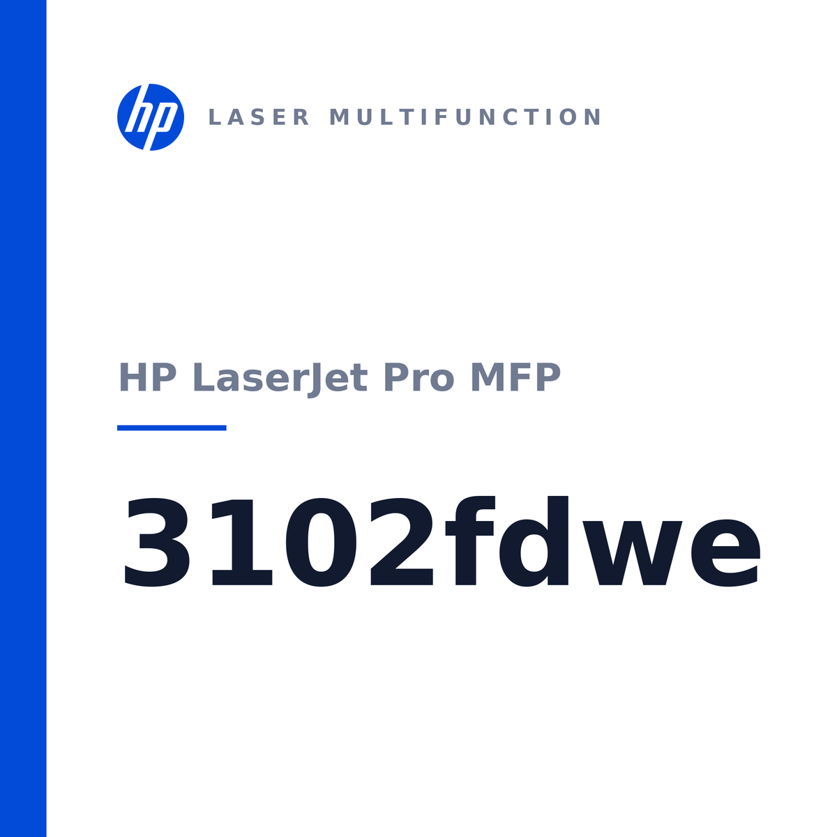 HP LaserJet Pro MFP 3102fdwe