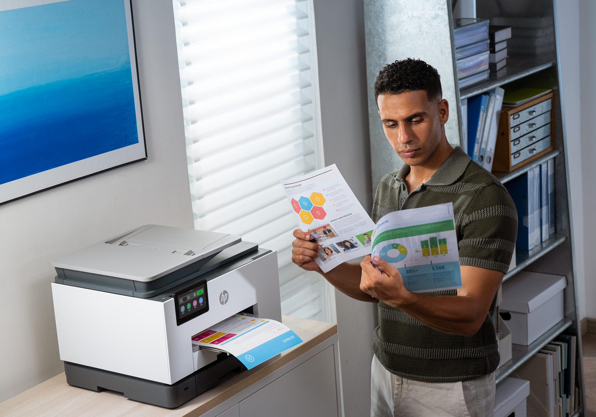 HP OfficeJet Pro 9135 All-in-One Printer (C2WM0A#B1H) - Cartouches Certifiees