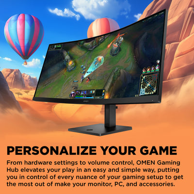 HP OMEN 34c G2 WQHD 180Hz Curved GamingMNTR United States / Canada English (AV4C1AA#ABA) - Cartouches Certifiees