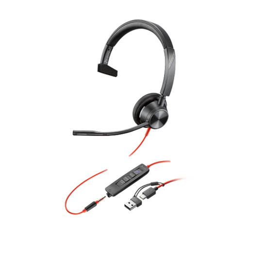HP POLY BLACKWIRE 3315 USB-C HEADSET TAA U.S. - ENGLISH LOCALIZATION