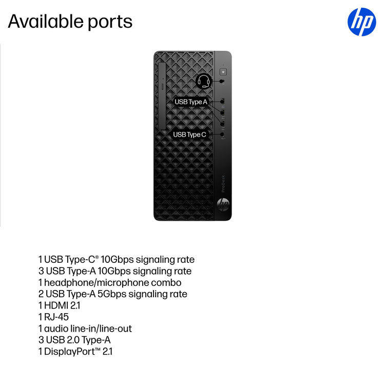 HP PRODESK 4 TWR G1I U5235 16GB/512 PC ENGLISH (C57BMUT#ABA) - Cartouches Certifiees