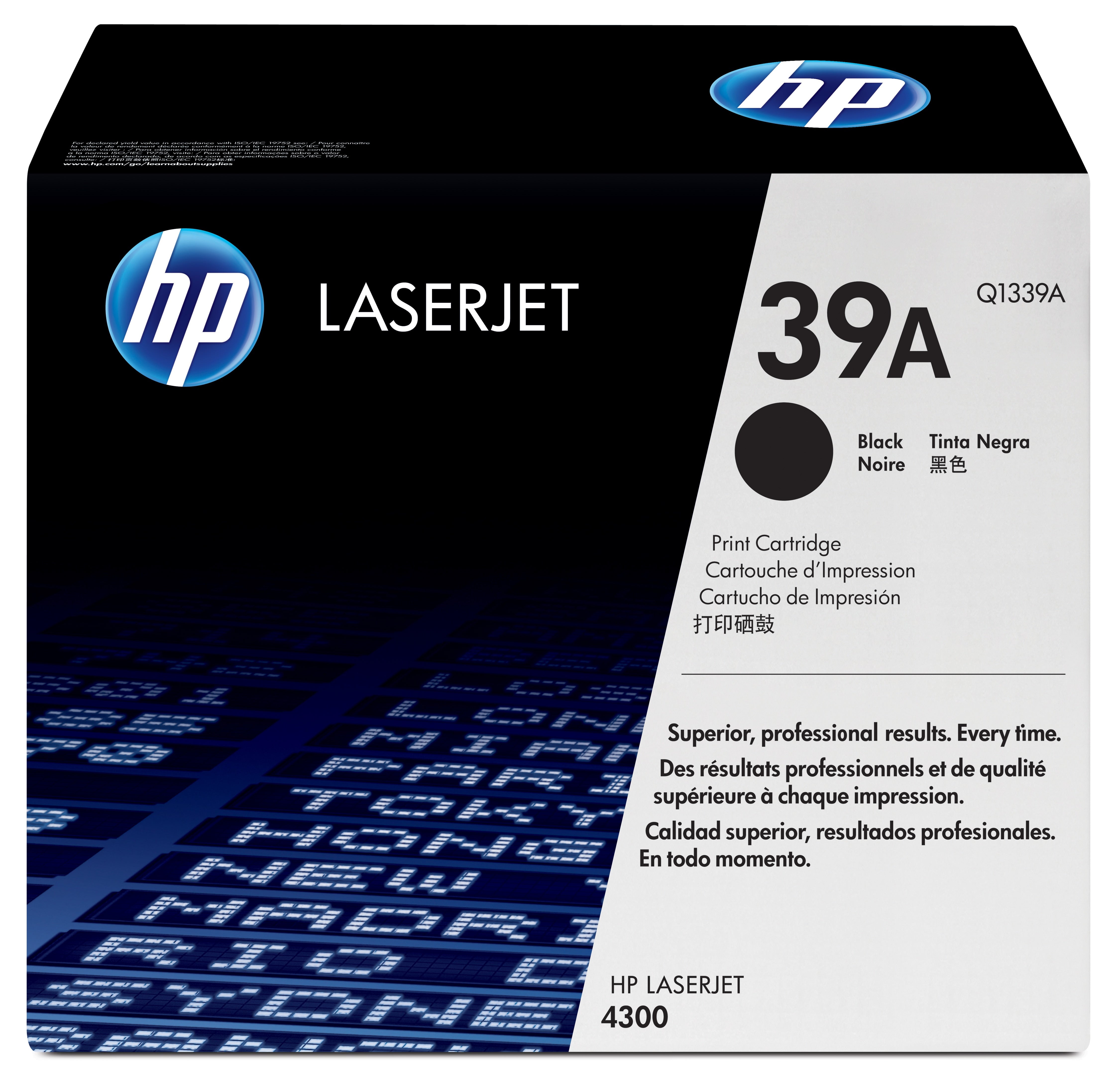 HP Q1339A (39A) Black Original Toner Cartridge - Cartouches Certifiees