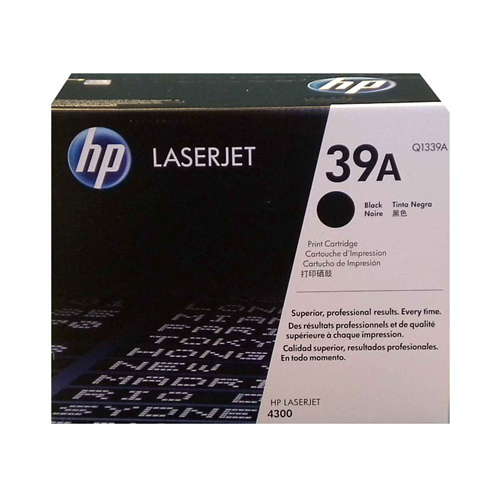 HP Q1339A (39A) Black Original Toner Cartridge - Cartouches Certifiees