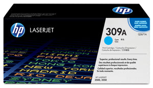 HP Q2671A (309A) Cyan Original Toner Cartridge - Cartouches Certifiees