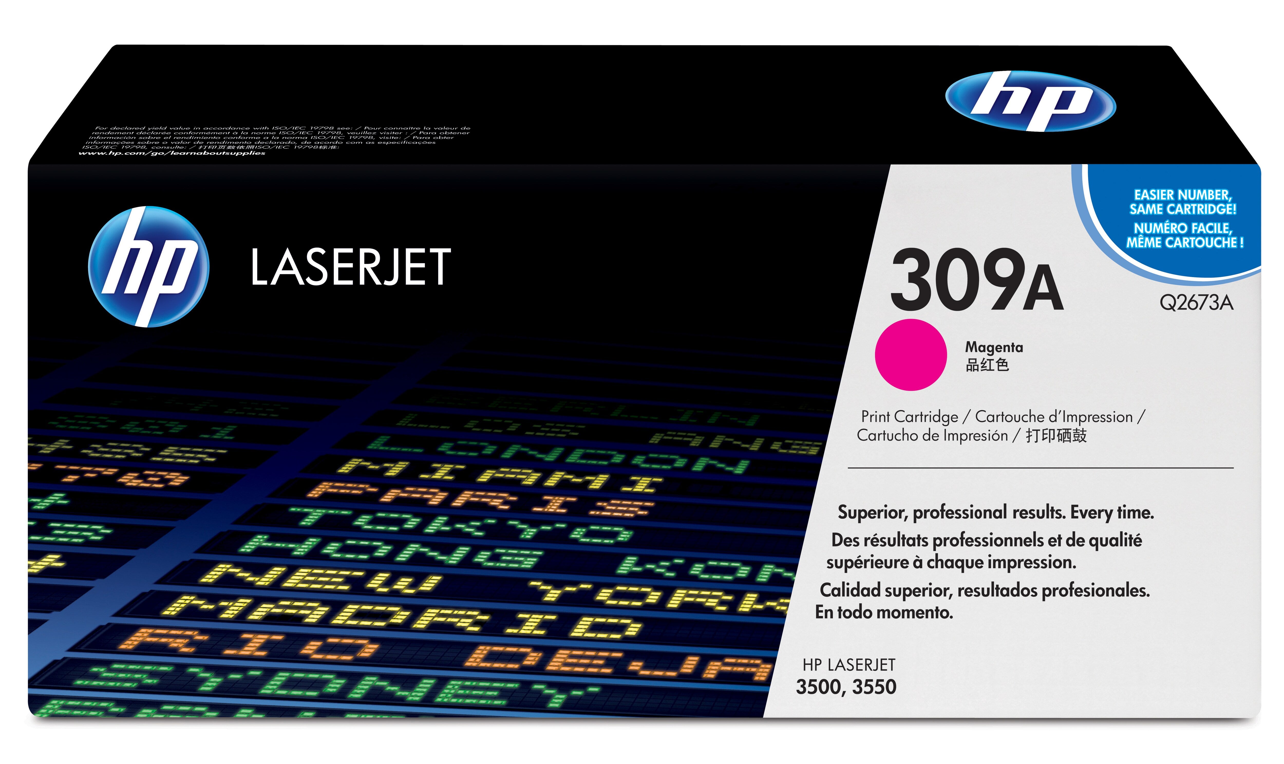 HP Q2673A (309A) Magenta Original Toner Cartridge - Cartouches Certifiees