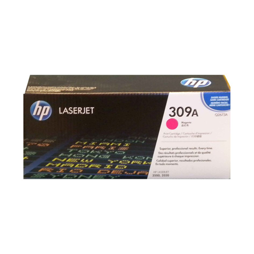 HP Q2673A (309A) Magenta Original Toner Cartridge - Cartouches Certifiees