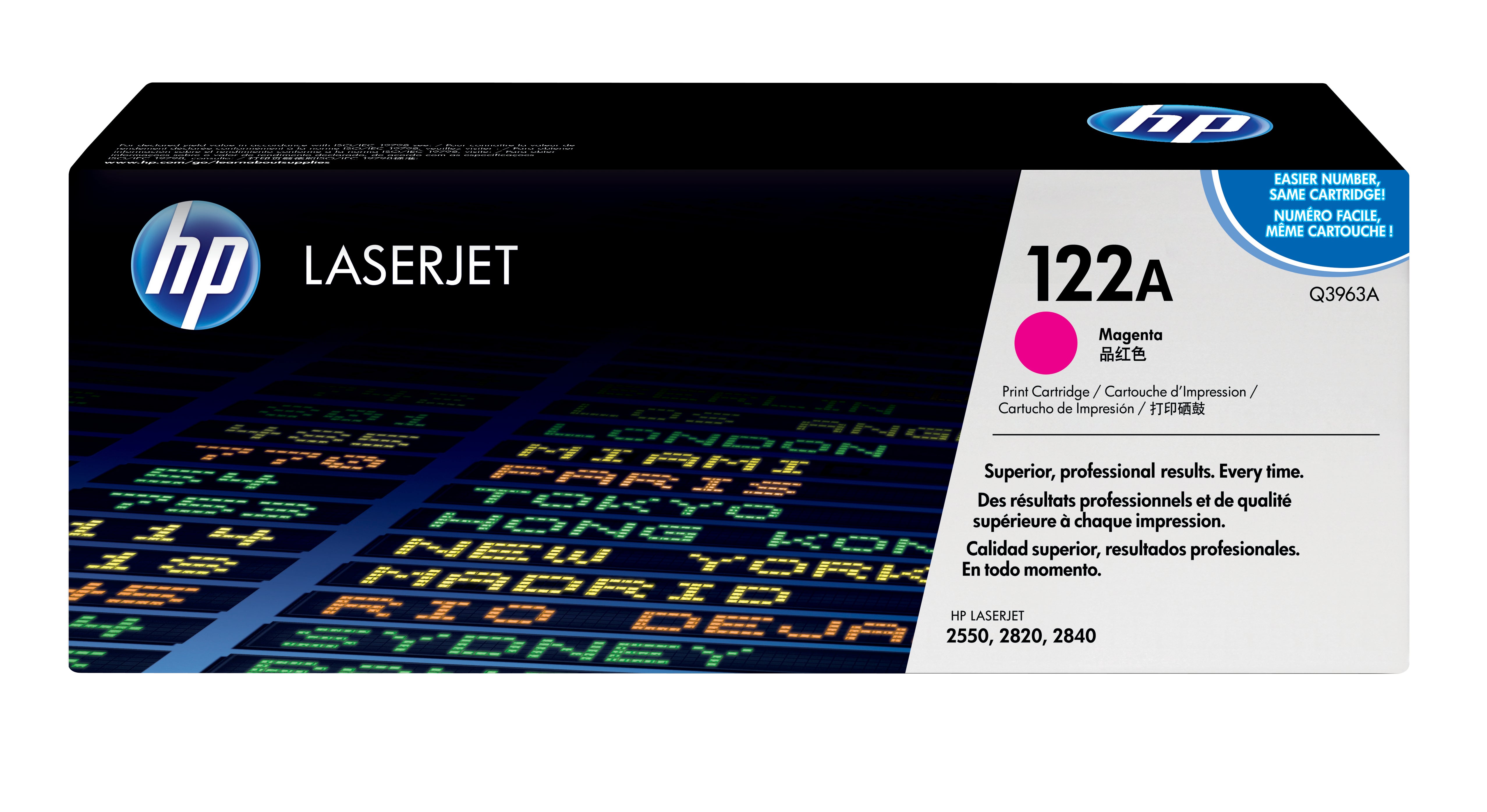 HP Q3963A (122A) Magenta Original Toner Cartridge - Cartouches Certifiees