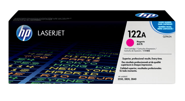 HP Q3963A (122A) Magenta Original Toner Cartridge - Cartouches Certifiees