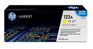 HP Q3972A (123A) Yellow Original Toner Cartridge - Cartouches Certifiees