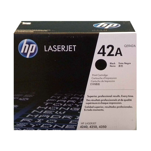 HP Q5942A (42A) Black Original Toner Cartridge - Cartouches Certifiees