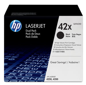 HP Q5942XD (42X) Black Original Toner Cartridge - Cartouches Certifiees