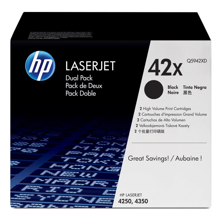 HP Q5942XD (42X) Black Original Toner Cartridge - Cartouches Certifiees