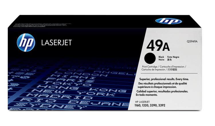 HP Q5949A (49A) Black Original Toner Cartridge - Cartouches Certifiees