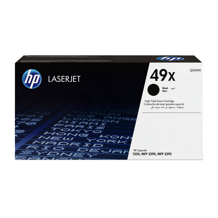 HP Q5949X (49X) Black Original Toner Cartridge - Cartouches Certifiees
