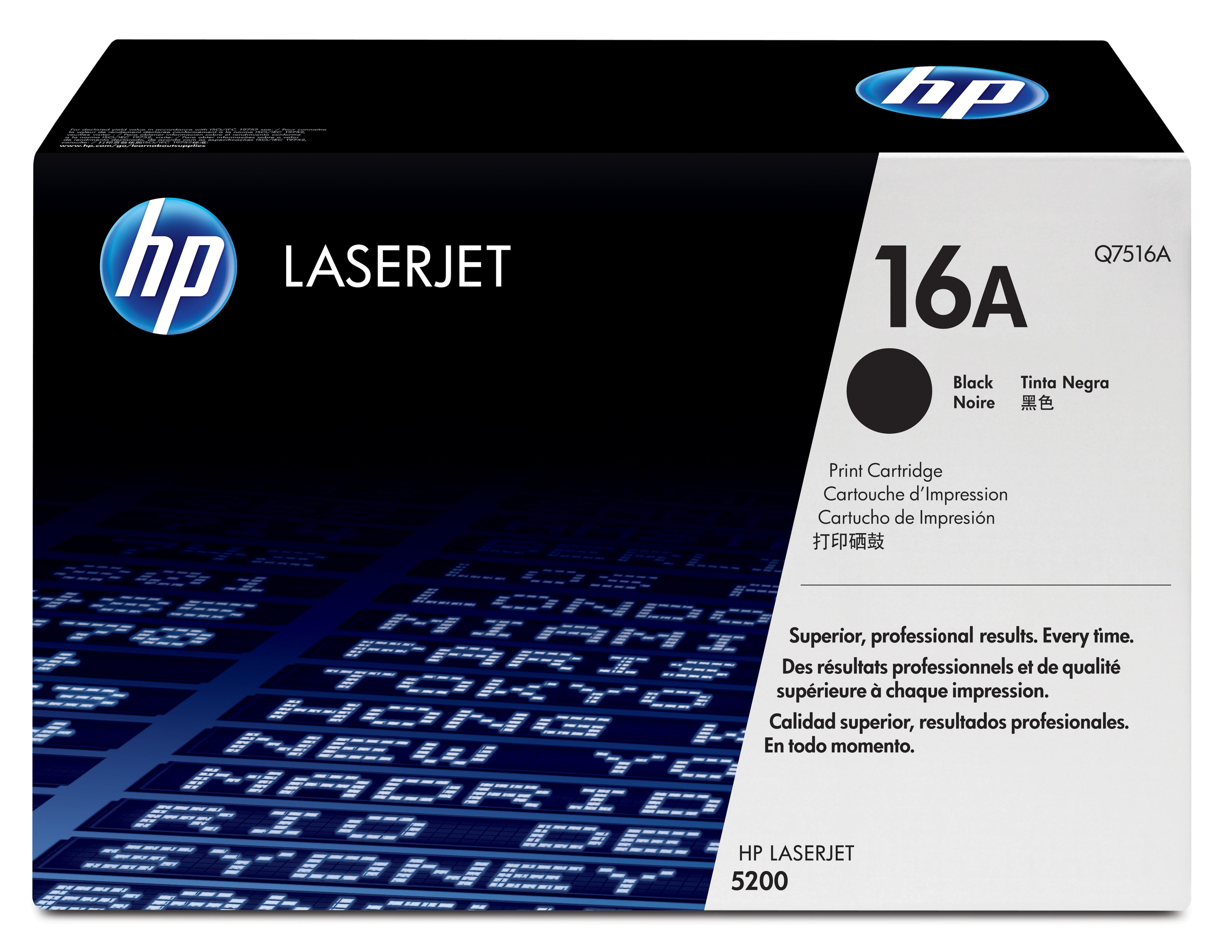 HP Q7516A (16A) Black Original Toner Cartridge - Cartouches Certifiees
