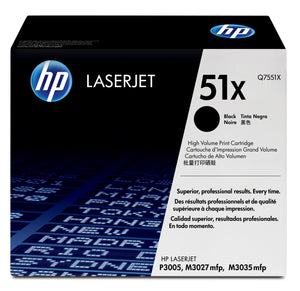HP Q7551X (51X) Black Original Toner Cartridge - Cartouches Certifiees