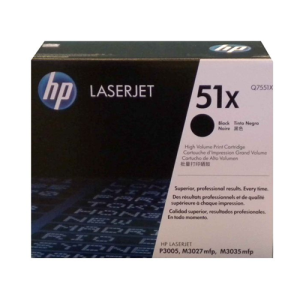 HP Q7551X (51X) Black Original Toner Cartridge - Cartouches Certifiees