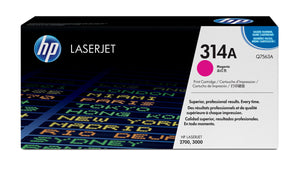 HP Q7563A (314A) Magenta Original Toner Cartridge - Cartouches Certifiees