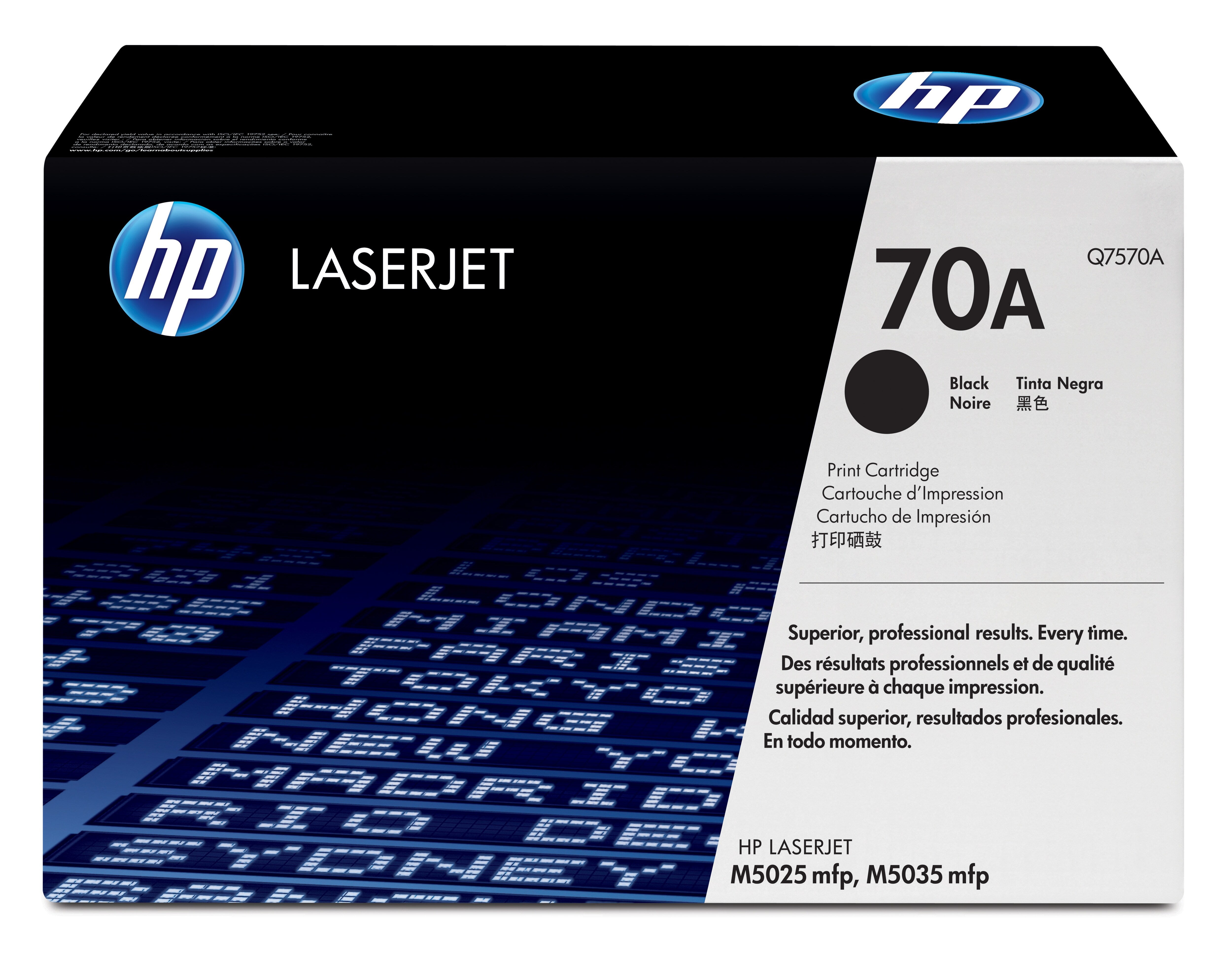 HP Q7570A (70A) Black Original Toner Cartridge - Cartouches Certifiees