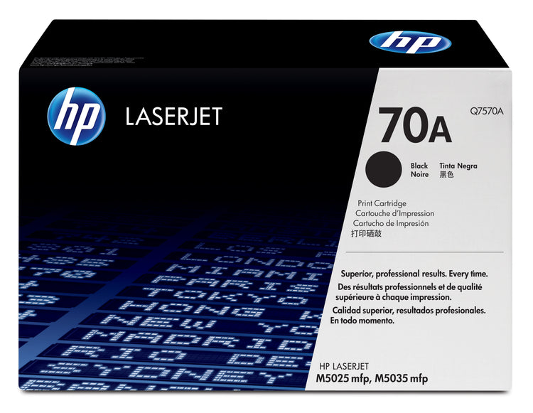 HP Q7570A (70A) Black Original Toner Cartridge - Cartouches Certifiees