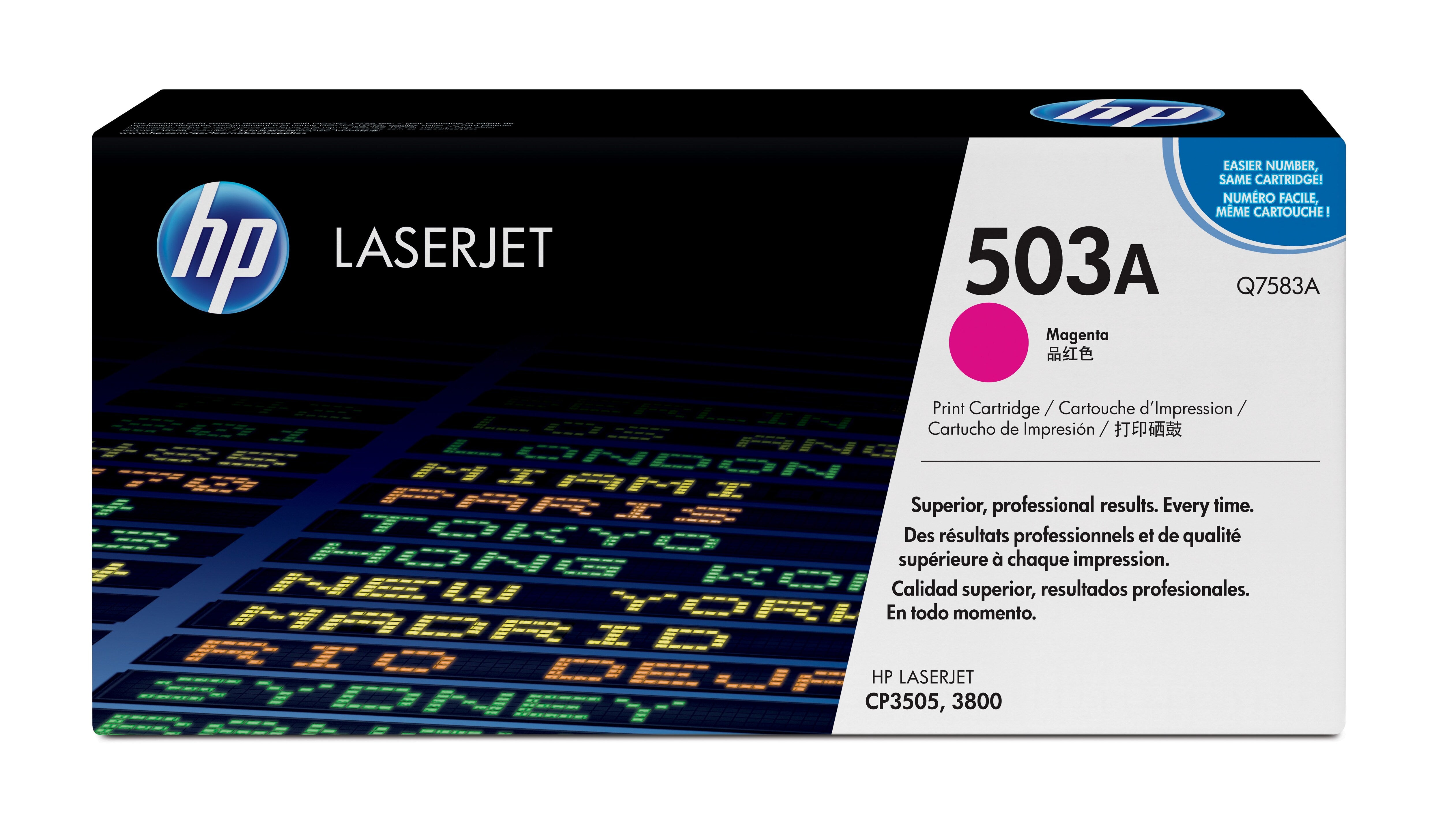 HP Q7583A (503A) Magenta Original Toner Cartridge - Cartouches Certifiees