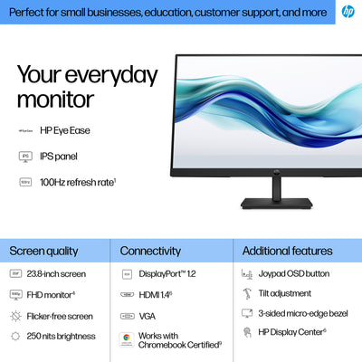 HP S3 PRO 324PF FHD MNTR (9U5J5UT#ABA) - Cartouches Certifiees
