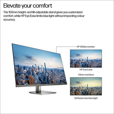 HP S5 524DA FHD MNTR ENGLISH SB+ (B11W5AT#ABA) - Cartouches Certifiees