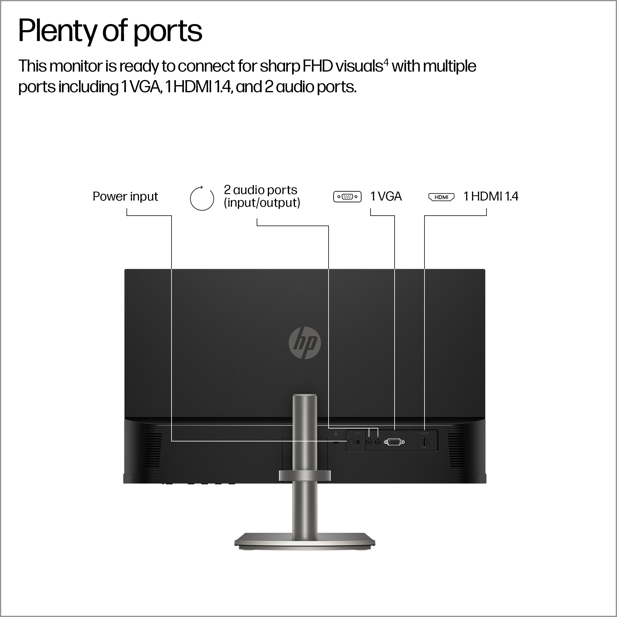 HP S5 524DA FHD MNTR ENGLISH SB+ (B11W5AT#ABA) - Cartouches Certifiees