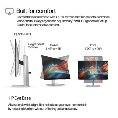 HP S7 PRO 724PU WUXGA USB-C MNTR UNITED STATES / CANADA ENGLISH (8Y2F7AA#ABA) - Cartouches Certifiees