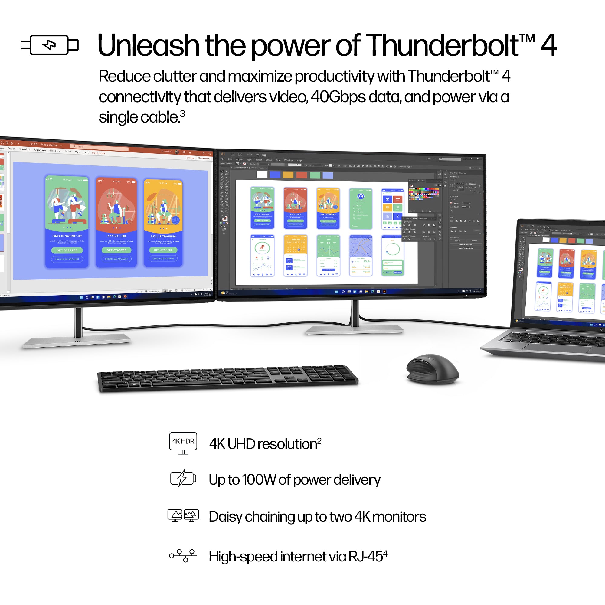 HP S7 PRO 732PK 4K TB4 MNTR UNITED STATES / CANADA ENGLISH (8Y2K9AA#ABA) - Cartouches Certifiees