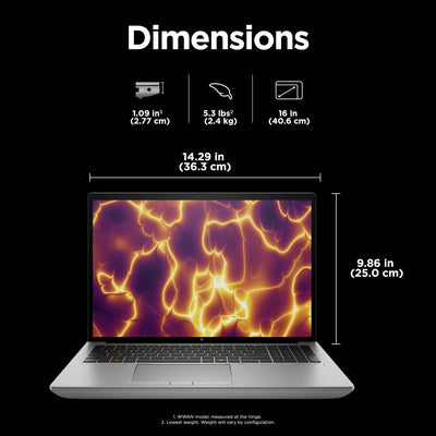 HP SMART BUY ZBOOK G11 I7-14700HX (A6UM1UT#ABA) - Cartouches Certifiees