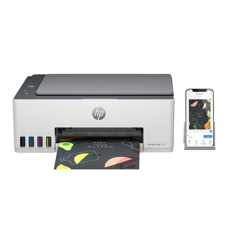 HP Smart Tank 5101 All-in-One Printer (1F3Y0A#B1H) - Cartouches Certifiees