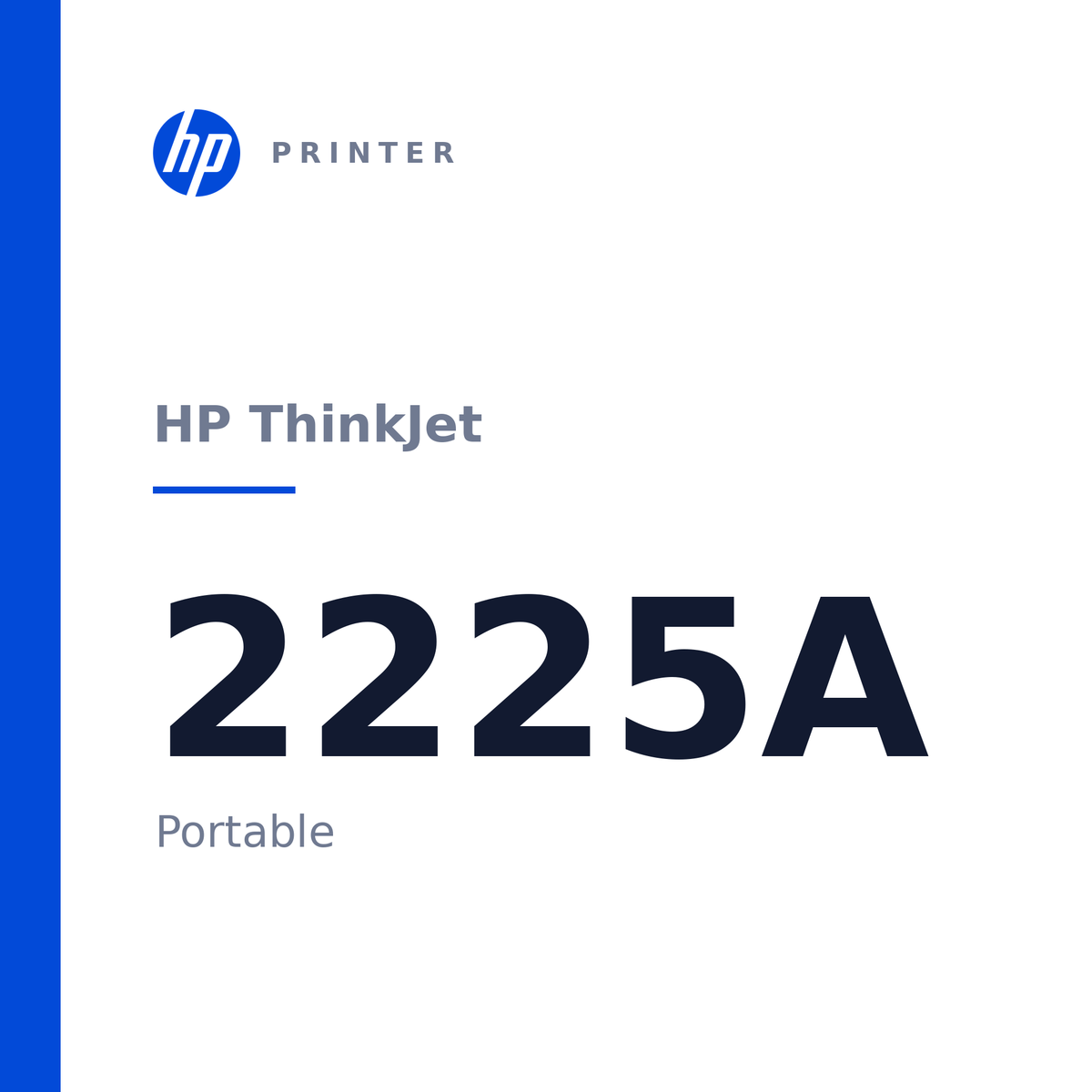 HP ThinkJet 2225A Portable