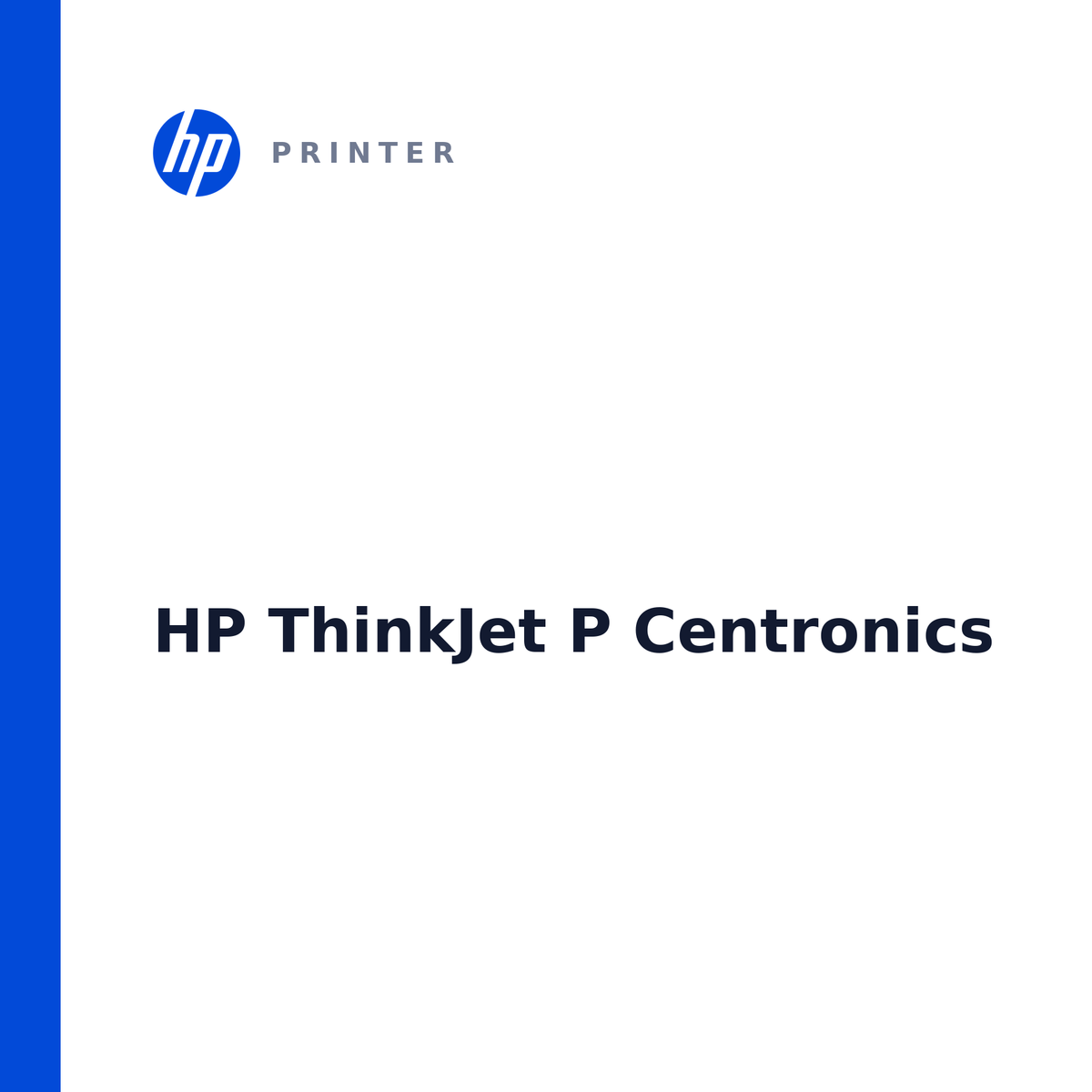 HP ThinkJet P Centronics