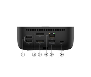 HP USB-C 100W G6 Dock (9X3V1UT#ABA) - Cartouches Certifiees