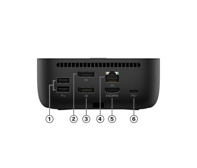 HP USB-C 100W G6 Dock (9X3V1UT#ABA) - Cartouches Certifiees