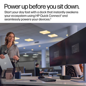 HP USB-C 100W G6 Dock (9X3V1UT#ABA) - Cartouches Certifiees
