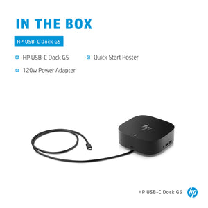 HP USB-C Dock G5 (5TW10AA#ABA) - Cartouches Certifiees