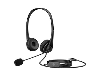 HP USB G2 Stereo Headset Wired Head-band Office/Call center Black (428K6AA) - Cartouches Certifiees