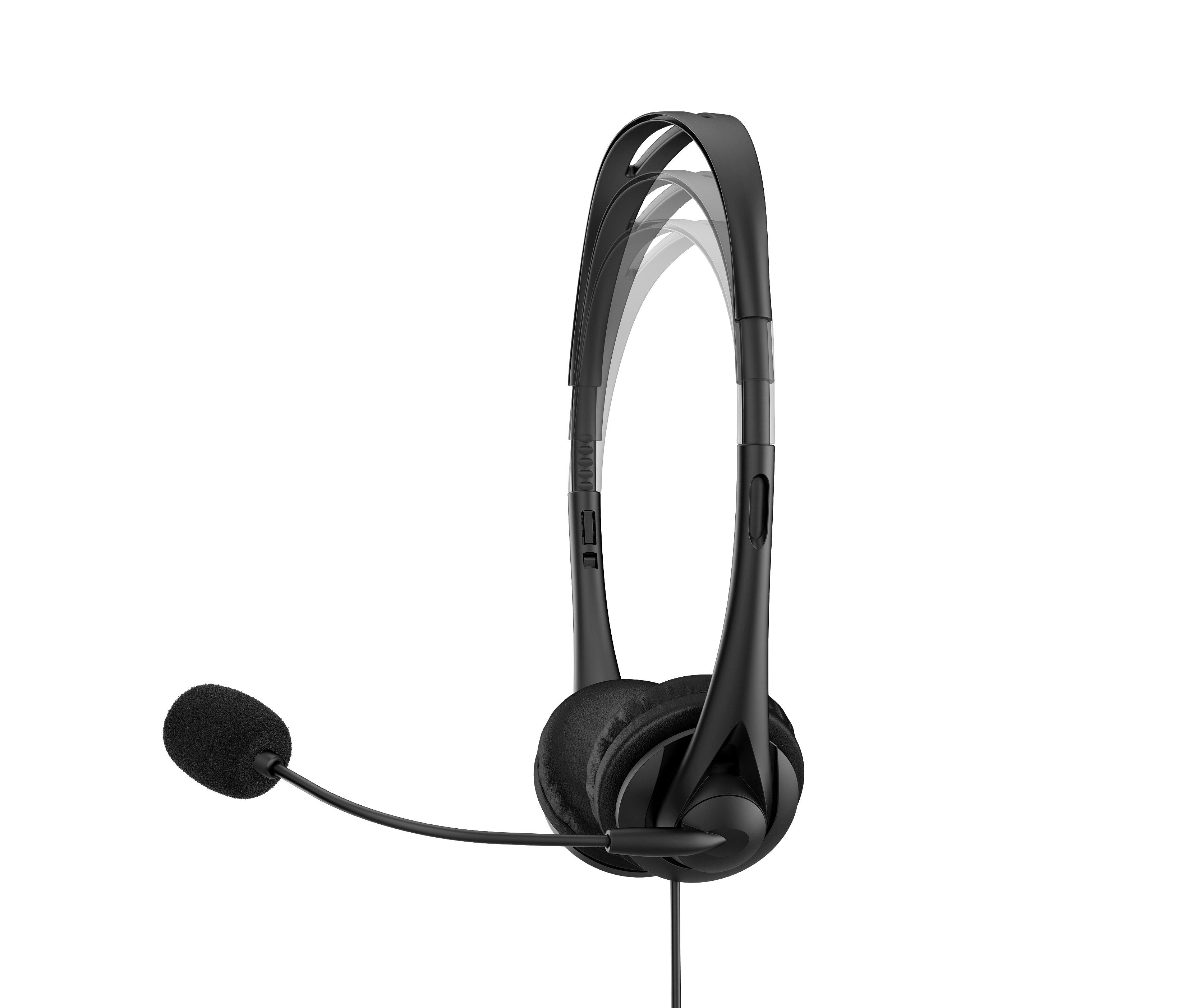 HP USB G2 Stereo Headset Wired Head-band Office/Call center Black (428K6AA) - Cartouches Certifiees