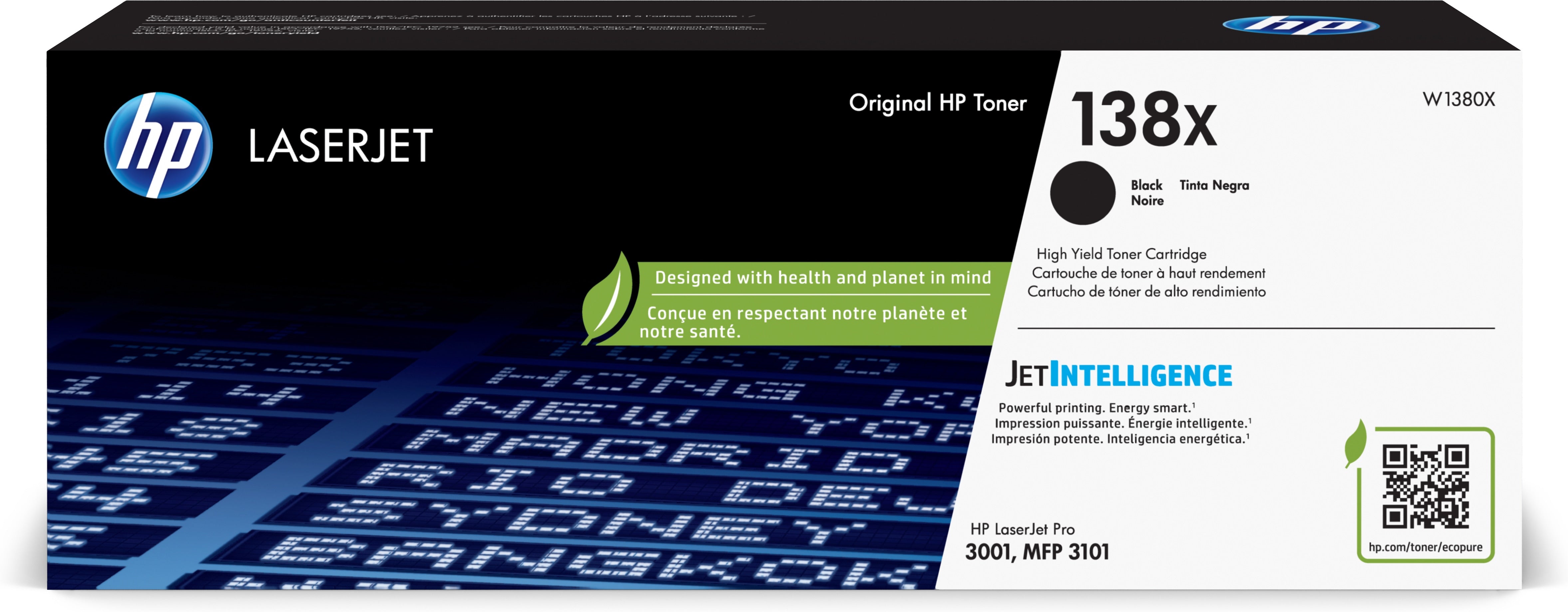 HP W1380X (138X) Black Original Toner Cartridge - Cartouches Certifiees