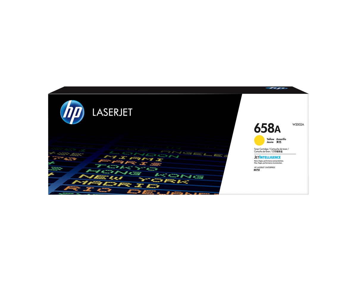 HP W2002A (658A) Yellow Original Toner Cartridge - Cartouches Certifiees